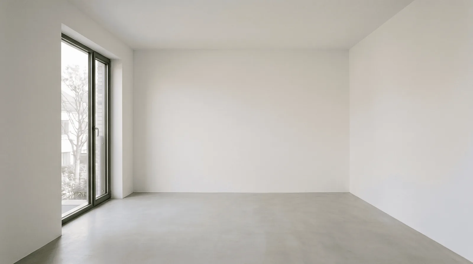 Un logement nu, avant la mise en place Maison Chloé
